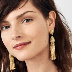 BaubleBar Jewelry - Baublebar Piñata Gold beaded tassel earrings BaubleBar Jewelry - Baublebar Piñata Gold beaded tassel earrings
